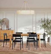 Solace Glass Linear Chandelier 48''