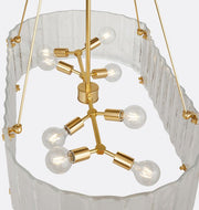 Solace Glass Linear Chandelier 48''