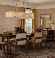 Solace Glass Linear Chandelier 60''