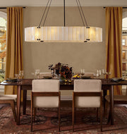 Solace Glass Linear Chandelier 60''