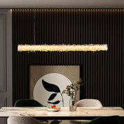 Primary Crystal Cluster Linear Chandelier