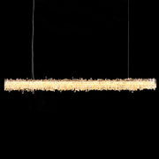 Primary Crystal Cluster Linear Chandelier