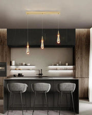 Allure Multi-LED Glass Staircase Chandelier