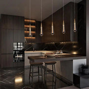 Allure Multi-LED Glass Staircase Chandelier
