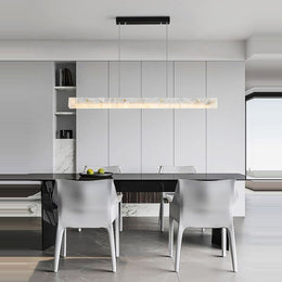 Natural Alabaster Kitchen Island Chandelier 60