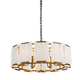 Envoy Alabaster Round Chandelier
