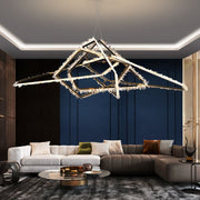 Primary Irregular Modern Rock Crystal Chandelier