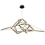 Primary Irregular Modern Rock Crystal Chandelier