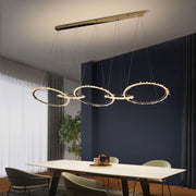 Primary Modern Crystal 5 Rings Chandelier
