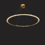Primary Rock Crystal Ring Chandelier
