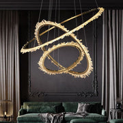 Primary Rock Crystal Ring Chandelier