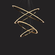 Primary Rock Crystal Ring Chandelier
