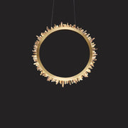 Primary Rock Crystal Ring Chandelier