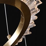 Primary Rock Crystal Ring Chandelier