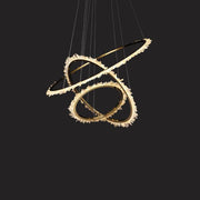 Primary Rock Crystal Ring Chandelier