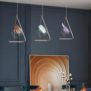 Primary Simple Modernism Rock Crystal Island Pendant