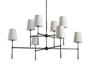 Orbit 2-Tier Round Chandelier