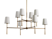 Orbit 2-Tier Round Chandelier