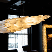 Serene Natural Linear Chandelier