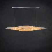 Serene Natural Linear Chandelier