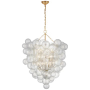 Tania Glass  Entry Chandelier 36