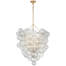 Tania Glass  Entry Chandelier 36