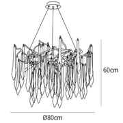 Deardrop Crystal Chandelier