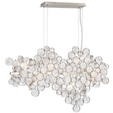 Oasis Trento Clustered Glass Linear Chandelier
