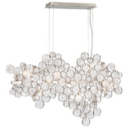 Oasis Trento Clustered Glass Linear Chandelier