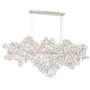 Oasis Trento Clustered Glass Linear Chandelier