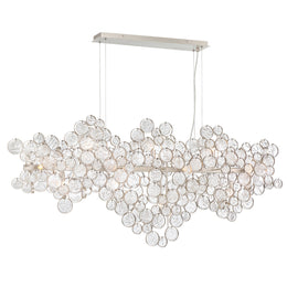 Oasis Trento Clustered Glass Linear Chandelier