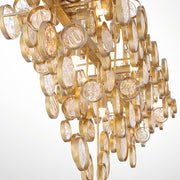Oasis Trento Clustered Glass Linear Chandelier