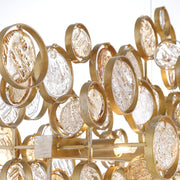 Oasis Trento Clustered Glass Linear Chandelier