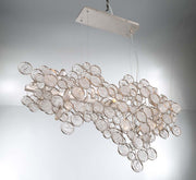 Oasis Trento Clustered Glass Linear Chandelier