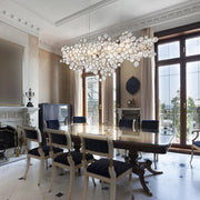Oasis Trento Clustered Glass Linear Chandelier