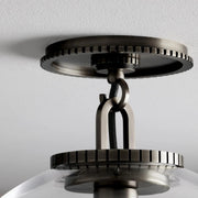 Capri Globe Flush Mount