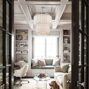 Sage 2-Tier Round Chandelier