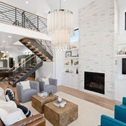 Sage 2-Tier Round Chandelier