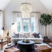 Sage 2-Tier Round Chandelier