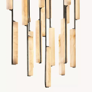 Aoudne Alabaster Round Chandelier 40