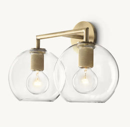 Utitaire Globe Double Wall Sconce