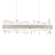 Acropolis 46in LED Linear Alabaster Chandelier